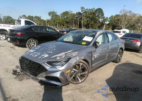 2022 Hyundai Sonata Sel Plus from USA, damaged, VIN 5NPEJ4J24NH142095